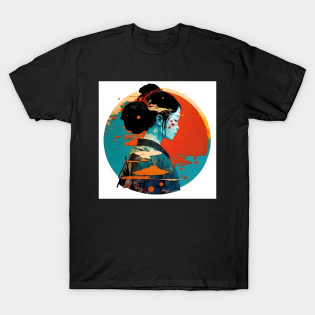 Surreal Geisha T-Shirt by n23tees